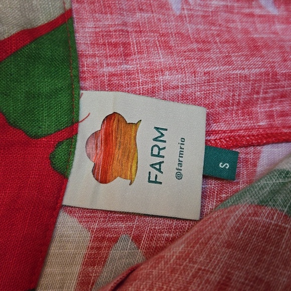 Farm Rio Heliconia linen pants - Picture 10 of 13